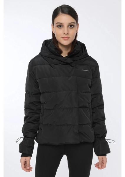 Karina Coat Short Kadın Şişme Mont Siyah V4 indirimleri