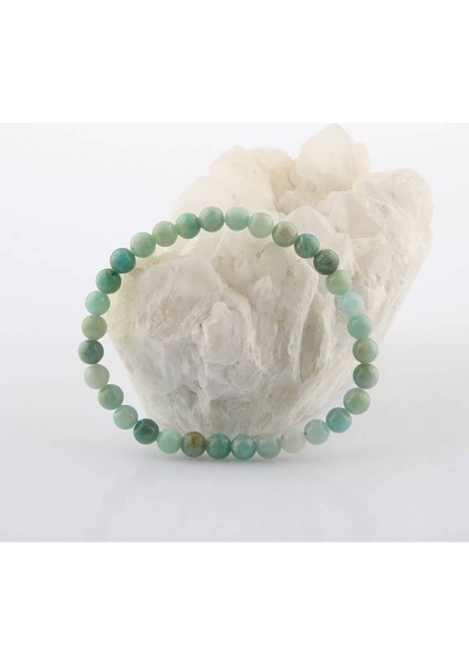 Sertifikalı Amazonit Doğal Taş Bileklik 6MM19 fiyatları