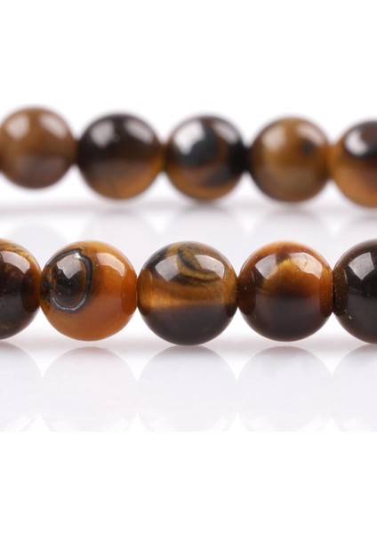 Sertifikalı Kaplan Gözü Doğal Taş Bileklik 6 MM19 modelleri