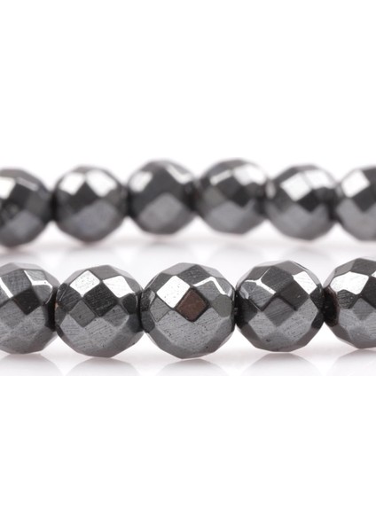 Sertifikalı Hematit Doğal Taş Bileklik - 8 MM17 fiyatları