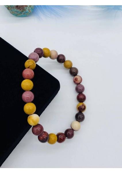 Sertifikalı Jasper Doğal Taş Bileklik 8 MM19
