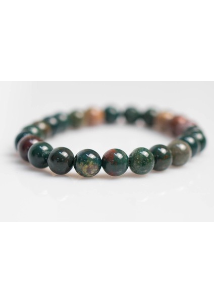 Sertifikalı Kan Taşı Doğal Taş Bileklik 8 MM21 fırsatları