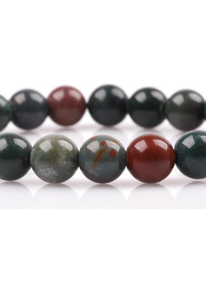 Sertifikalı Kan Taşı Doğal Taş Bileklik 8 MM22 fiyatları