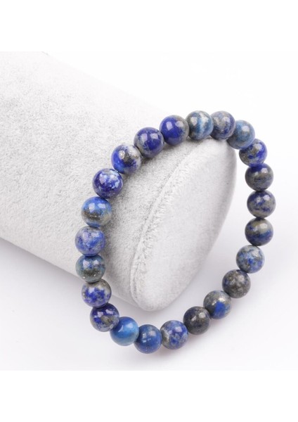 Sertifikalı Lapis Lazuli Doğaltaş Bileklik 8 MM18