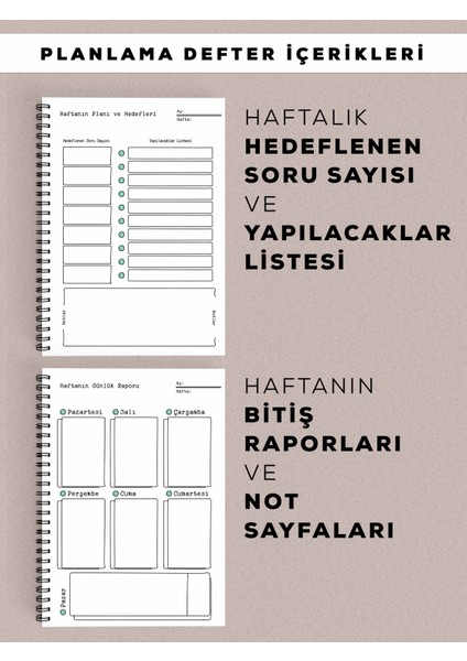 Sınava Hazırlayan - Akıllı Defter - Tyt-Ayt-Kpss-Ales modelleri