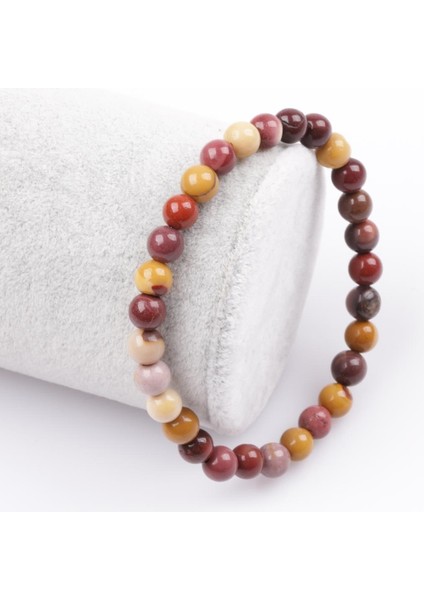 Sertifikalı Jasper Doğal Taş Bileklik 6 MM19