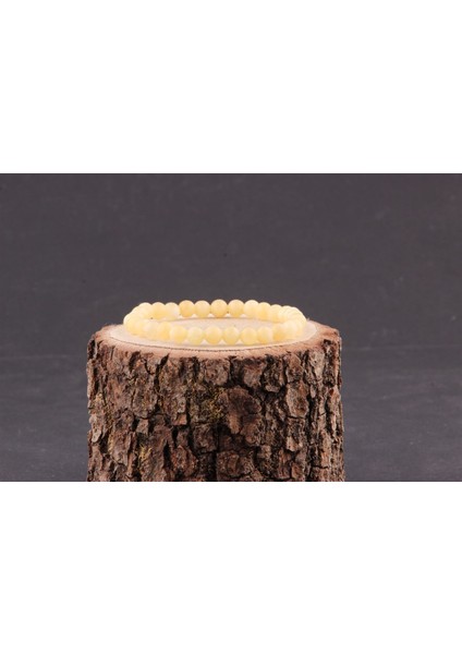 Sertifikalı Kalsit Doğal Taş Bileklik 6 MM22 indirimleri