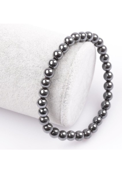 Sertifikalı Hematit Doğal Taş Bileklik 6 MM23 fiyatları