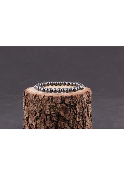 Sertifikalı Hematit Doğal Taş Bileklik 6 MM23 indirimleri