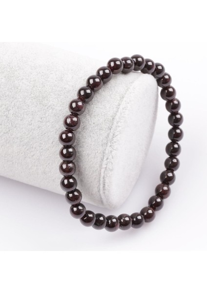 Sertifikalı Lal Doğal Taş Bileklik 6 MM21 modelleri