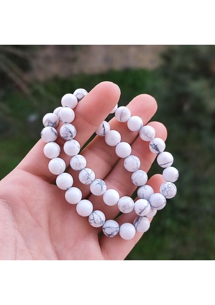Havlit Doğal Taş Bileklik 8 MM17