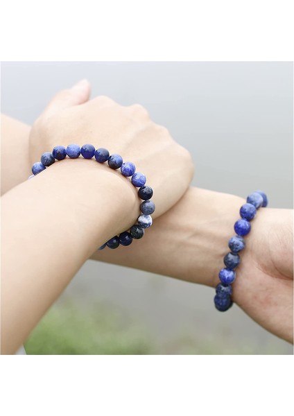 Sertifikalı Sodalit Doğal Taş Bileklik 8 MM17 fiyatları