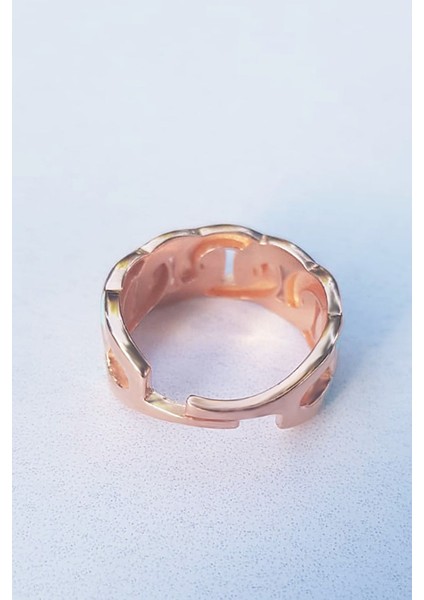 Mint Renk Geçişli Örgü Model Gümüş Yüzük fiyatları