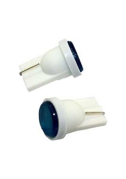 Ledli Dekoratif Ampul T10 Cob LED Mavi 12V / LAAM514
