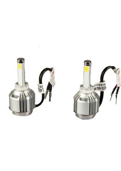 LED Far Ampulü Çift Renk Mavi/beyaz H27-36W-4800LM-12V / LAAM493