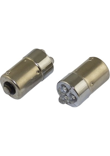 Dekoratif LED Ampul Takım (3led) Kırmızı 12V / LAAM109-3-12
