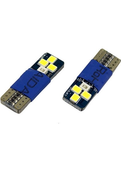 Canbuslı T10 LED Ampul Mavi-Beyaz / LAAM233