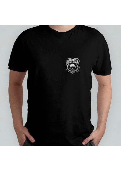 Brooklyn Nine Nine %100 Pamuklu Bisiklet Yaka T-Shirt Model - 3