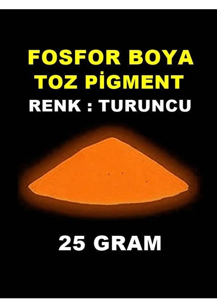 Karanlıkta Parlayan Fosfor Boya 25 Gram