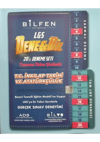 8. Sınıf LGS Denebil Inkıkap Tarihi 20 Deneme Seti - LGS Dene Bil