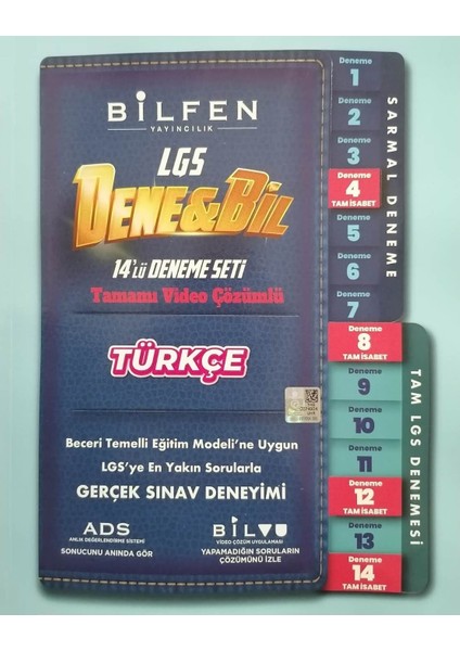 8. Sınıf LGS Denebil Türkçe 14 Deneme Seti - Dene Bil - LGS