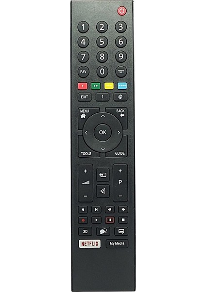 Grundig Gcu 7905A LCD LED Tv Kumandası Arçelik Beko Altus Grundig Exit @ Netflix Tuşlu
