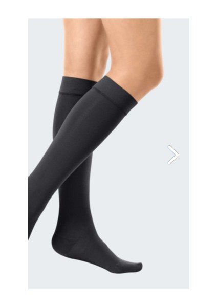 Medi Mediven Elegance/ccl1 Diz Altı Siyah Renkli Varis Çorabı