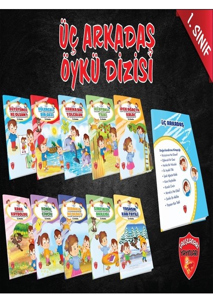 Çalışkan Arıı Üç Arkadaş Öykü Dizisi Seti 10 Kitap