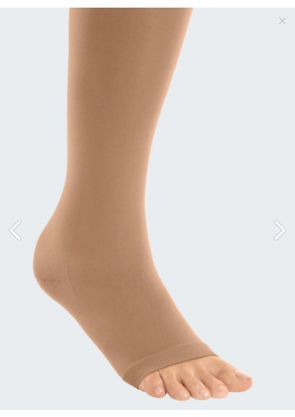 Medi Duomed Ccl2 Diz Altı Burnu Açık Ten Rengi Varis Çorabı