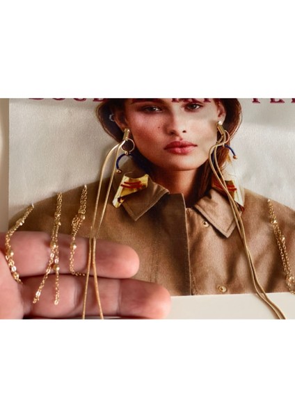 19X19 Küpeli ve Zincirli Kadın Görselli Dream Aplike Çanta Yama Arma modelleri