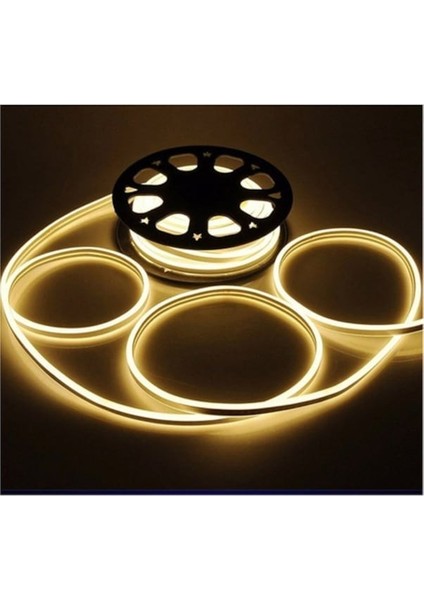 12 Volt 6x12mm Mor Neon Led 50 Metre Makara (2.5 cm'de Kesilebilir.)