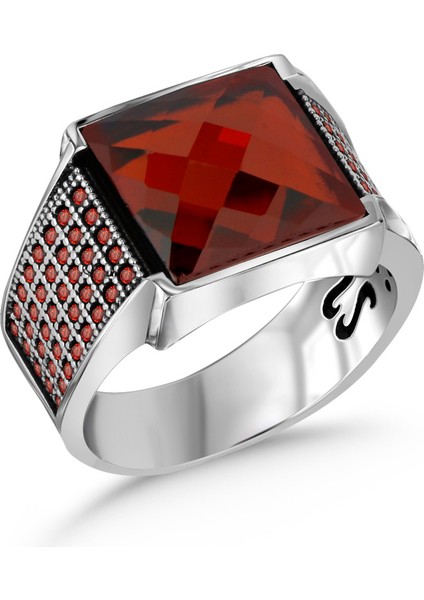 Zirkon Taşlı Modern Gümüş Erkek Yüzük modelleri