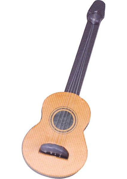 Minyatür Ahşap Müzik Enstrümanı Oturma Odası Malzemeleri 1/12 Oranments Gitar (Yurt Dışından) modelleri