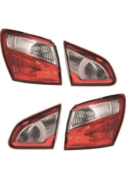 Nissan Qashqai Iç Dış Stop Lambası Set 4 Takım 2010-2013