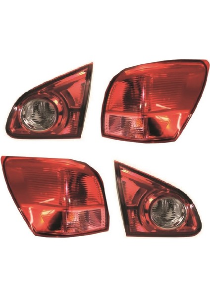 Nissan Qashqai Iç Dış Stop Lambası Set 4 Takım 2006-2009