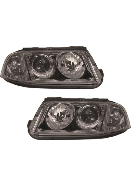 Volkswagen Passat Sol Far Lambası Mercekli Motorlu 2000-2006