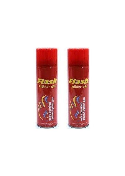 Flash Çakmak Gazı ( 2 Adet Birden )