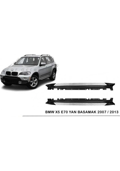 Bmw X5 E70 Yan Basamak Marşbiyel Koruma Oem 2007-2013 Model Drs