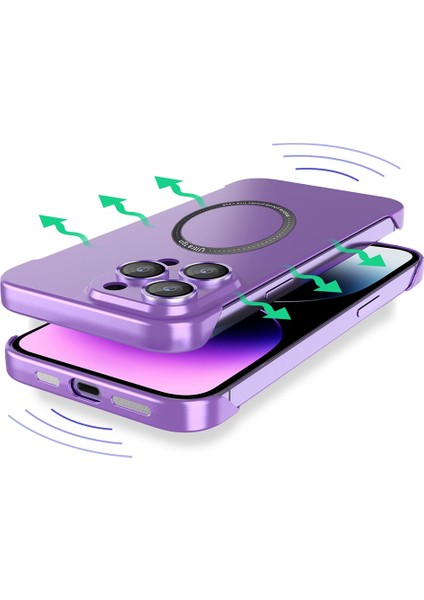 Xstepcase Apple iPhone 13 Pro Max Için Magsafe Cam Lens Koruyucu Koruyucu Pc Kapağı (Yurt Dışından)