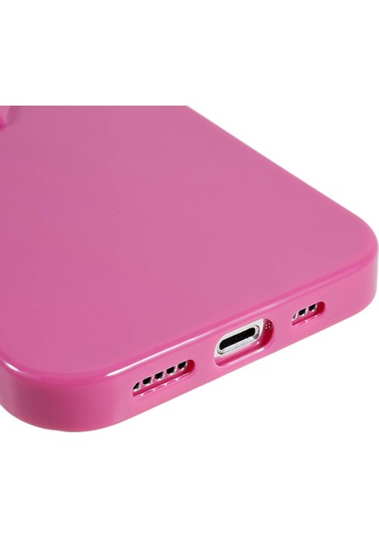 Xstepcase iPhone 14 Pro Heart Şekilli Kamera Koruma Telefon Kasası Esnek Tpu Anti-Çizik Cep Telefonu Kapak Kabuğu (Yurt Dışından)