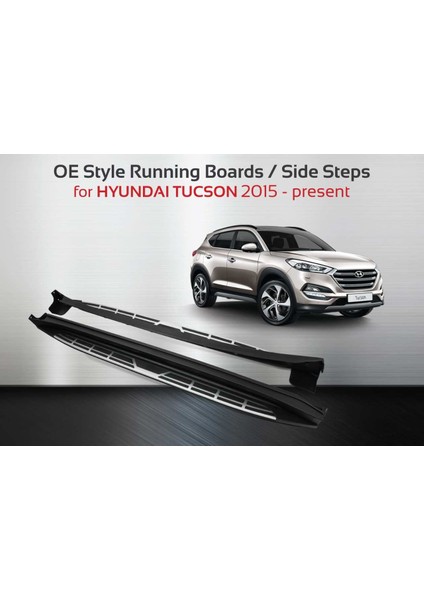 Hyundai Tucson 2015 - Oto Koruma Yan Basamak Oem Square Style fiyatları