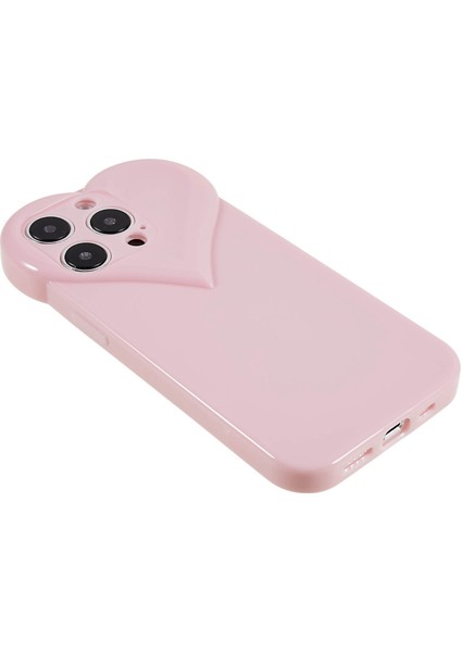 Xstepcase iPhone 14 Pro Heart Şekilli Kamera Koruma Telefon Kasası Esnek Tpu Anti-Çizik Cep Telefonu Kapak Kabuğu (Yurt Dışından) fırsatları