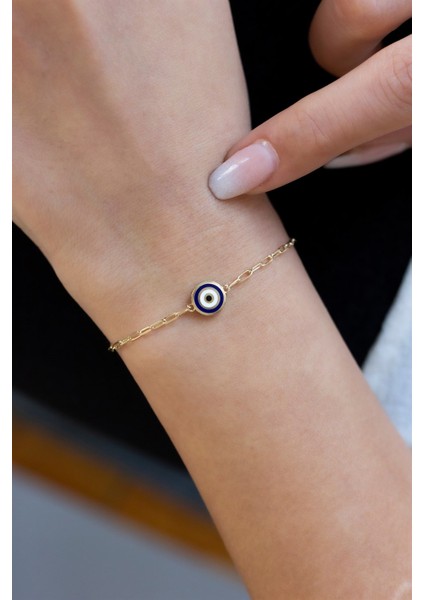 Altın Mineli Nazar Bileklik