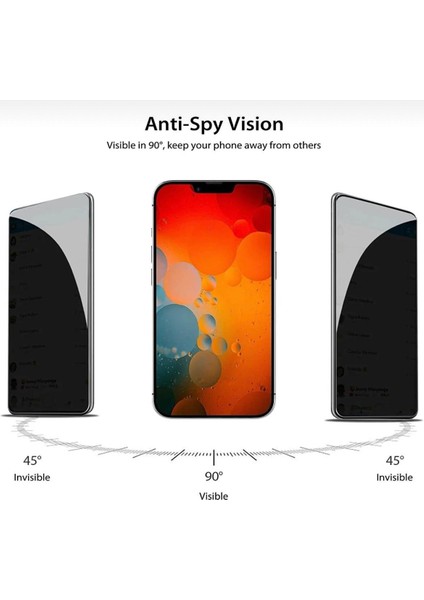 Apple iPhone Xs Max Uyumlu Tam Kaplayan Hayalet Ekran Koruyucu Gizli Cam