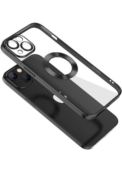 Apple iPhone 14 Kılıf Omega Kamera Korumalı Silikon + Ekran Koruyucu