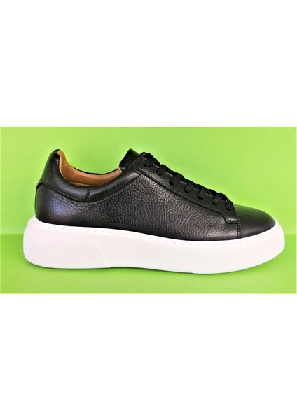 Bagsshoes 2501 Footcap Erkek Hakiki Deri Yüksek Taban Premium Sneaker Ayakkabı