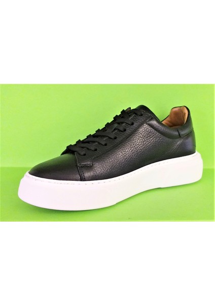 Bagsshoes 2501 Footcap Erkek Hakiki Deri Yüksek Taban Premium Sneaker Ayakkabı