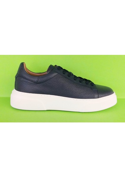 Bagsshoes 2501 Footcap Erkek Hakiki Deri Yüksek Taban Premium Sneaker Ayakkabı