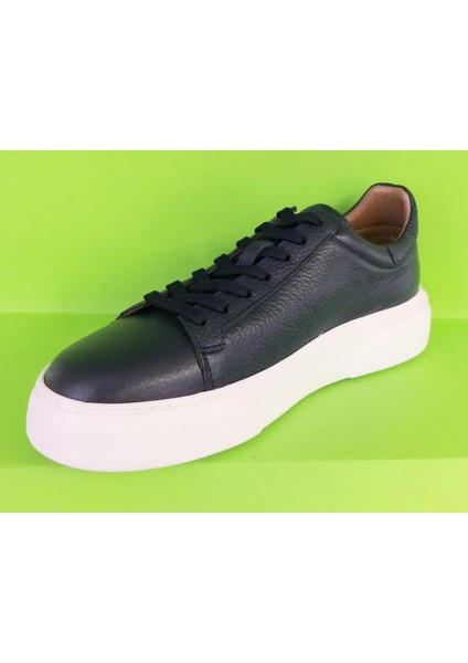 Bagsshoes 2501 Footcap Erkek Hakiki Deri Yüksek Taban Premium Sneaker Ayakkabı