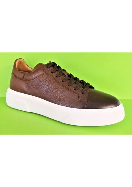 Bagsshoes 2501 Footcap Erkek Hakiki Deri Yüksek Taban Premium Sneaker Ayakkabı